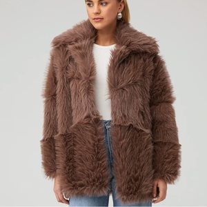 ASTR The Label Hadley Coat Faux Fur